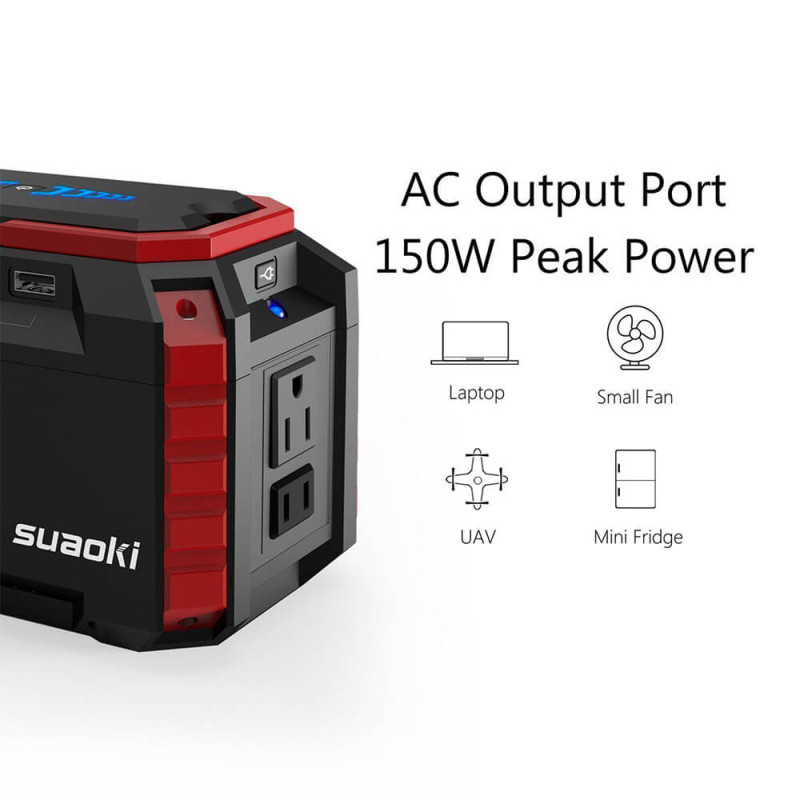 Портативная зарядная станция SUAOKI 150Wh - 4